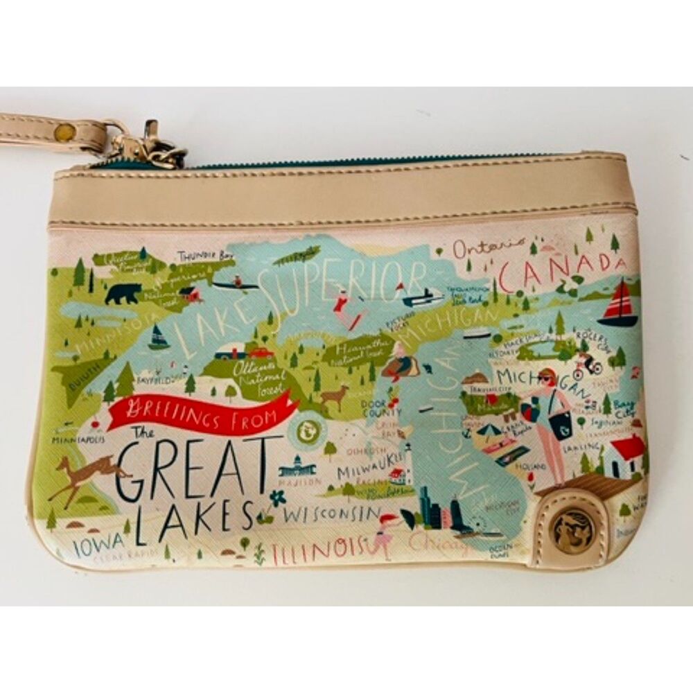 Spartina 449 Greetings From the Great Lakes Scout Wristlet